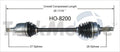 NEW CV AXLE