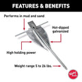 LEGACY SERIES ANCHOR 18LB (FOR BOATS 41FT46FT)