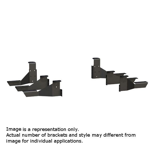 SIDE ENTRY STEPSSTAINLESS STEEL RUNNING BOARD MOUNTING BRACKET GALVANIZED