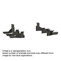 SIDE ENTRY STEPSSTAINLESS STEEL RUNNING BOARD MOUNTING BRACKET GALVANIZED