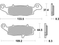 AM - BRAKE PAD MOTORCYCLE