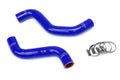 HPS Performance Blue Reinforced Silicone Radiator Hose Kit Coolant for Toyota 96-02 4Runner V6 3.4L Manual Trans.