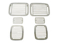 Rugged Ridge 87-95 Jeep Wrangler YJ Billet Style Stone Guard Set