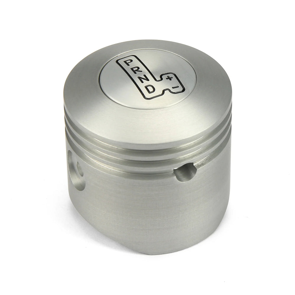 SHIFT KNOB PUSH BUTTON PISTON BRUSHED SPORT MODE (PRND )