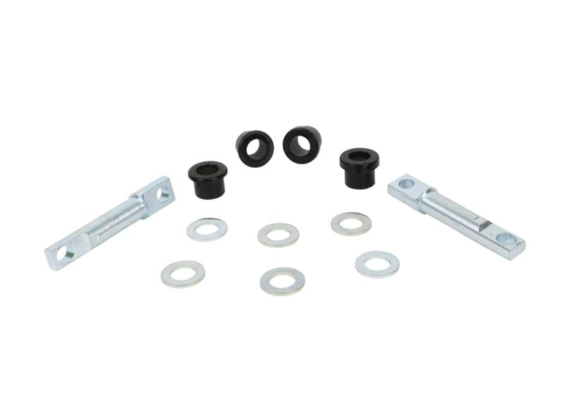 Control arm - lower inner front bushing 4 Bushings 2 Pins 6 Washers Install Guide Grease