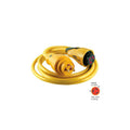 CORD SET,30A 125V, YELLOW, 12'