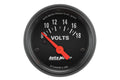 Autometer Z-Series 52mm 8-18 Volts Voltmeter Gauge