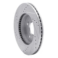 DFC 12-15 Acura ILX Front Right Drilled & Slotted Silver Brake Rotor