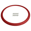 Steering Wheel Red Wrap Leather Half