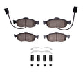 DFC 98-04 Ford Contour Front 5000 Advanced Low Metallic Brake Pads and Hardware Kit