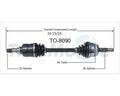 NEW CV AXLE