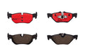 Brembo 08-13 BMW 128i/2006 325i/325xi/07-13 328i Rear Premium NAO Ceramic OE Equivalent Pad