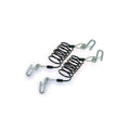 SAFETY CABLE KIT COILED VINYL COVERED (1 PAIR X 86IN L EA)