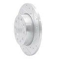 DFC 05-13 Audi A3 Rear Right Drilled & Slotted Silver Brake Rotor