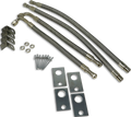 TIREMINDER BRAIDED STEEL VALVE EXTENDER KIT FOR 22IN WHEELS 4 PACK