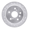DFC 92-03 Lexus ES300 Rear Right Drilled & Slotted Silver Brake Rotor
