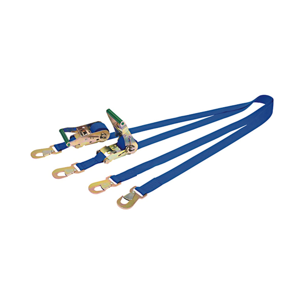TIE DOWNS - RED (RATCHET)