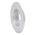 DFC 16-25 Honda HR-V Rear Right Drilled & Slotted Silver Brake Rotor