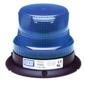 LED BEACON: LOW PROFILE 1280VDC PULSE8 FLASH BLUE
