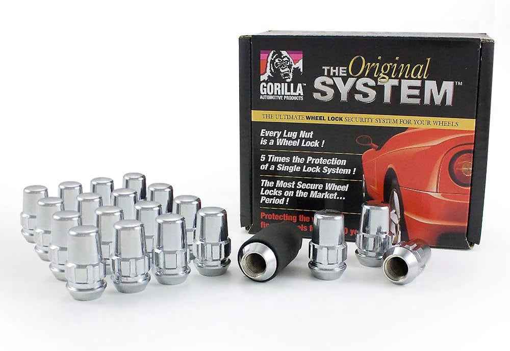 Gorilla SYSTEM LOCK 5LUG 1/2LR ACORN CHR