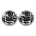 7in Tri-Bar Headlight w/H4 Bulb