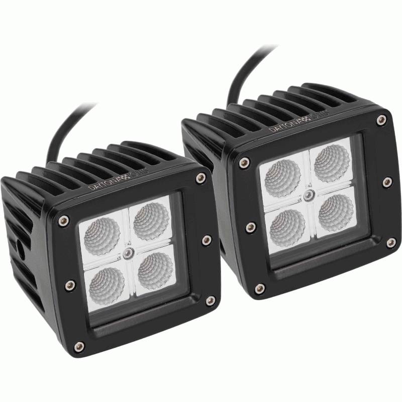 TRADITIONAL 3IN - 4 LED CUBE LIGHT FLOOD (2PK)