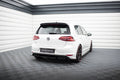 Maxton Gloss Black V2 Rear Side Splitters VW 14-17 Golf R Mk7