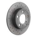 Brembo 00-06 Audi TT/98-10 VW Beetle/99-06 Golf Rear Premium Xtra Cross Drilled UV Coated Rotor