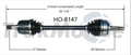 NEW CV AXLE