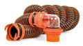 RHINOEXTREME SEWER HOSE KIT W/15FT HOSE & SWIVEL FITTINGS
