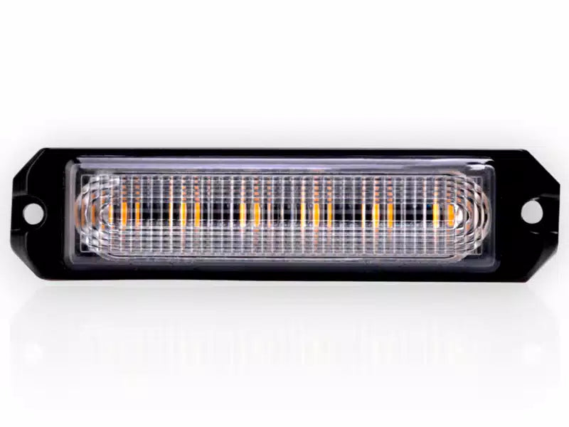 Work Bar Strobe 4 Slim 4 Surface Mount Strobe Light SAE Class I Amber/White (1EA)