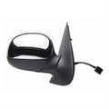 9702 FORD EXPEDITION RH HEATED POWER FOLDAWAY OE MIRROR TEXTURED BLACK CHROME COVER W/O TURN SIGNA