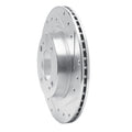 DFC 16-25 Dodge Attitude (Mexico) Front Right Drilled & Slotted Silver Brake Rotor