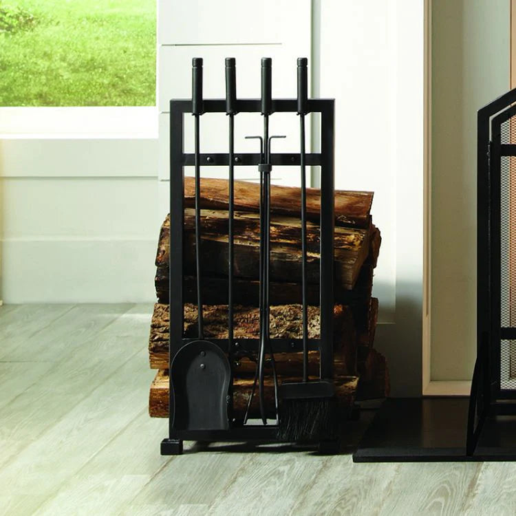 HARPER LOG RACK WITH TOOLS