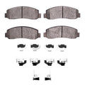 DFC 05-12 Ford F-250 2WD (Super Duty) Front 5000 Advanced Semi Metallic Brake Pads and Hardware Kit