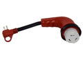 15AM50AF 90 DEG LED DETACH ADAPTER CORD 12 RED BULK