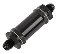 BLACK -6 AN 140 MIC SCREEN OIL FILTER