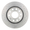 Brembo 12-18 VW GTI/16-18 Audi A3 Sportback e-tron Rear Premium Xtra Cross Drilled UV Coated Rotor