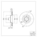 DFC 06-18 Volkswagen GTI Front Brake Rotor