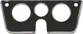69-72 DASH BEZEL w/o GAUGES BLK&CHRM