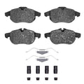 DFC 03-05 Saab 9-3 Front 5000 Advanced Low Metallic Brake Pads and Hardware Kit