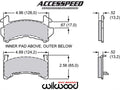 Wilwood Pad Set Promatrix D465