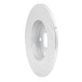 DFC 11-16 Scion TC Rear Right Drilled & Slotted Silver Brake Rotor