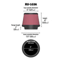 K&N Engineering air filter detail