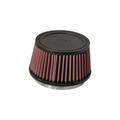 K&N Universal Rubber Filter Round Tapered 4.5in Flange ID x 5.875 Base OD x 5in Top OD x 3.25in H