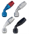 Fragola -12AN x 45 Degree Pro-Flow Hose End Chrome