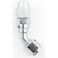 Fragola -12AN x 45 Degree Pro-Flow Hose End Chrome