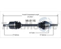 NEW CV AXLE