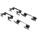 Centric Posi-Quiet Ceramic Brake Pads w/Hardware - Rear