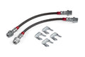 Braided Stainless Steel Brake Lines (Set of 2) Rear Fits Audi A3 Quattro 06-13, A3 06-13 VW Golf R 12-13, Eos 07-16, R32 08, GTI 06-14, CC 09-17, Beetle 12-19, Rabbit 06-09, Jetta 05-18, Golf 10-14, Passat 06-13 APR